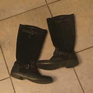 UGG Brown Shearling Lined Boots 9